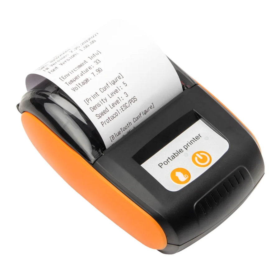 Mini Thermal Receipt Printer — Wireless Bluetooth & USB Mobile Printer