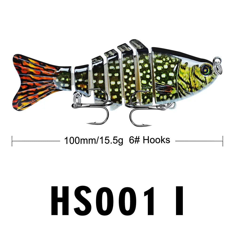 Multi-Section Fishing Lure Set — Versatile Artificial Bait for Various Waters