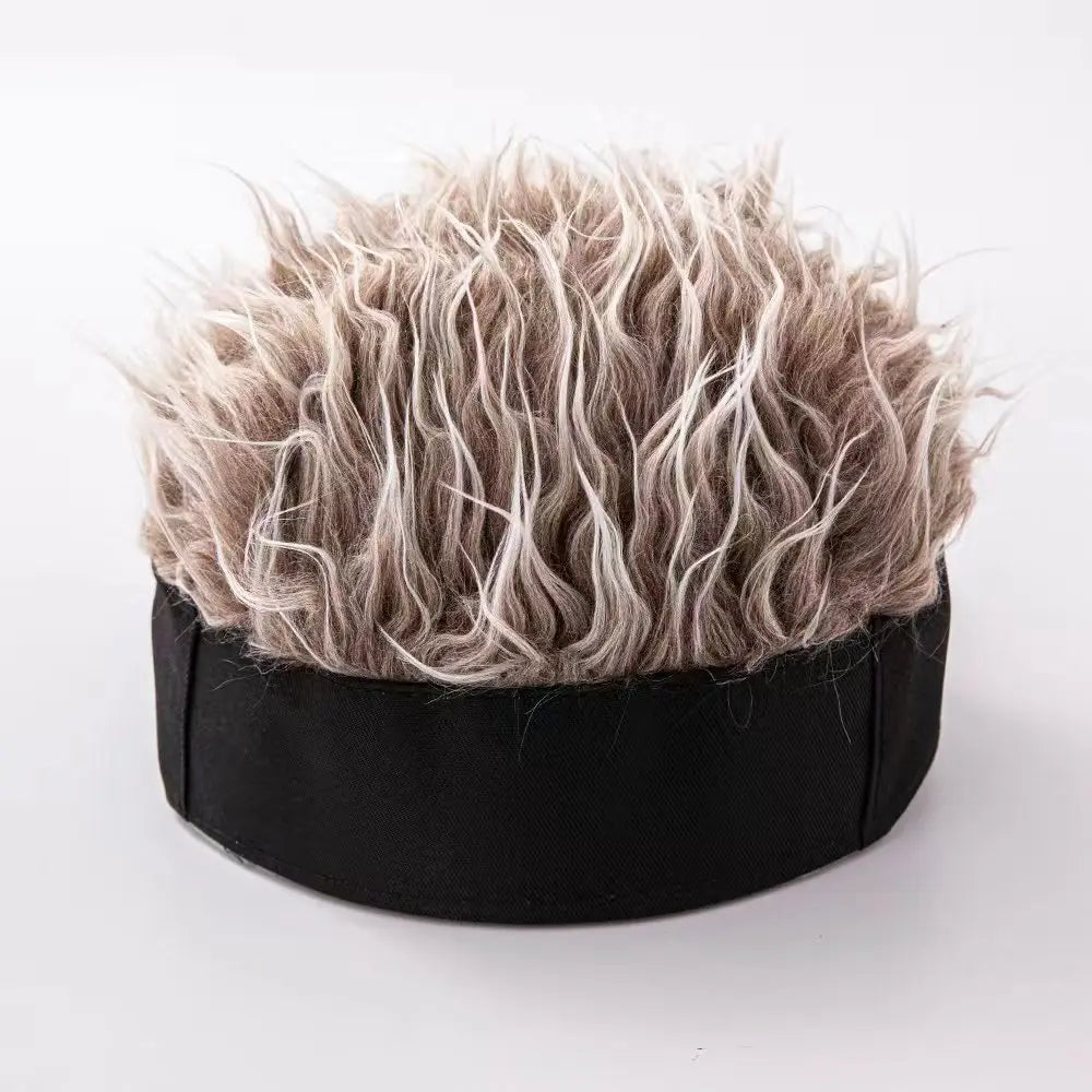 Spiked Hair Baseball Cap — Decorative Unisex Hip Hop Hat