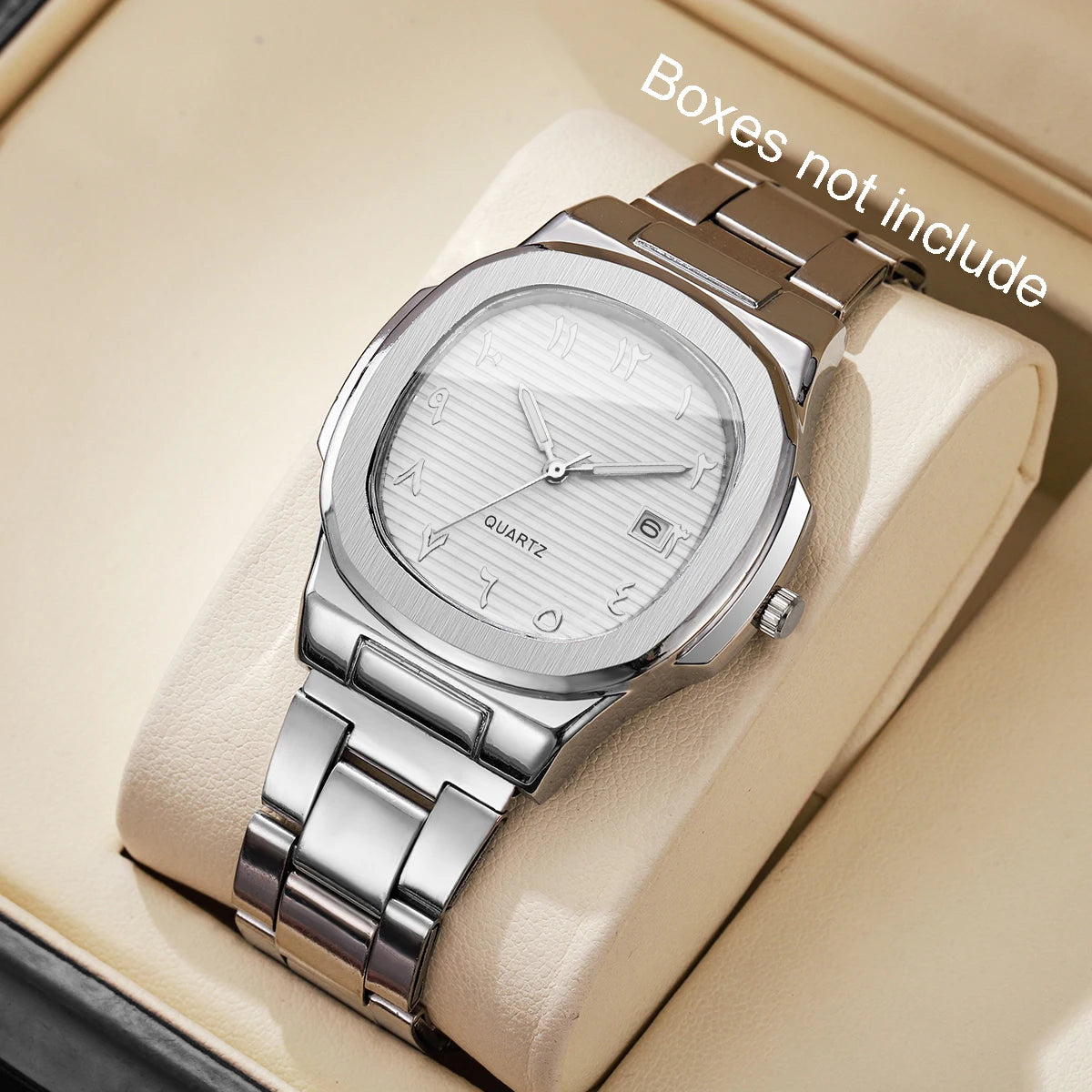 yolako Men's Business Watch — Square Dial Quartz Wristwatch with Calendar