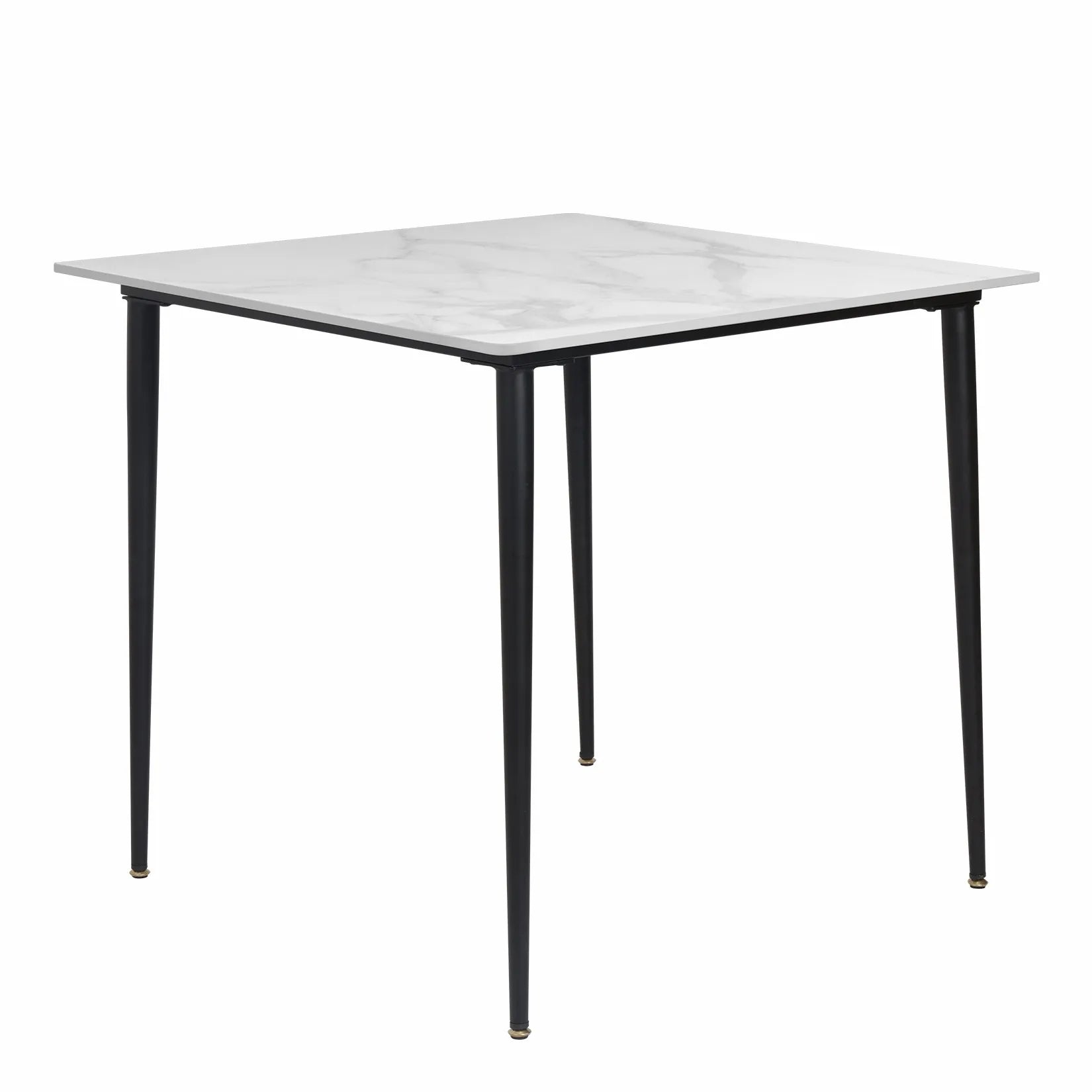 Wisfor Mid-Century Sintered Stone Dining Table — Modern Marble Style Desk