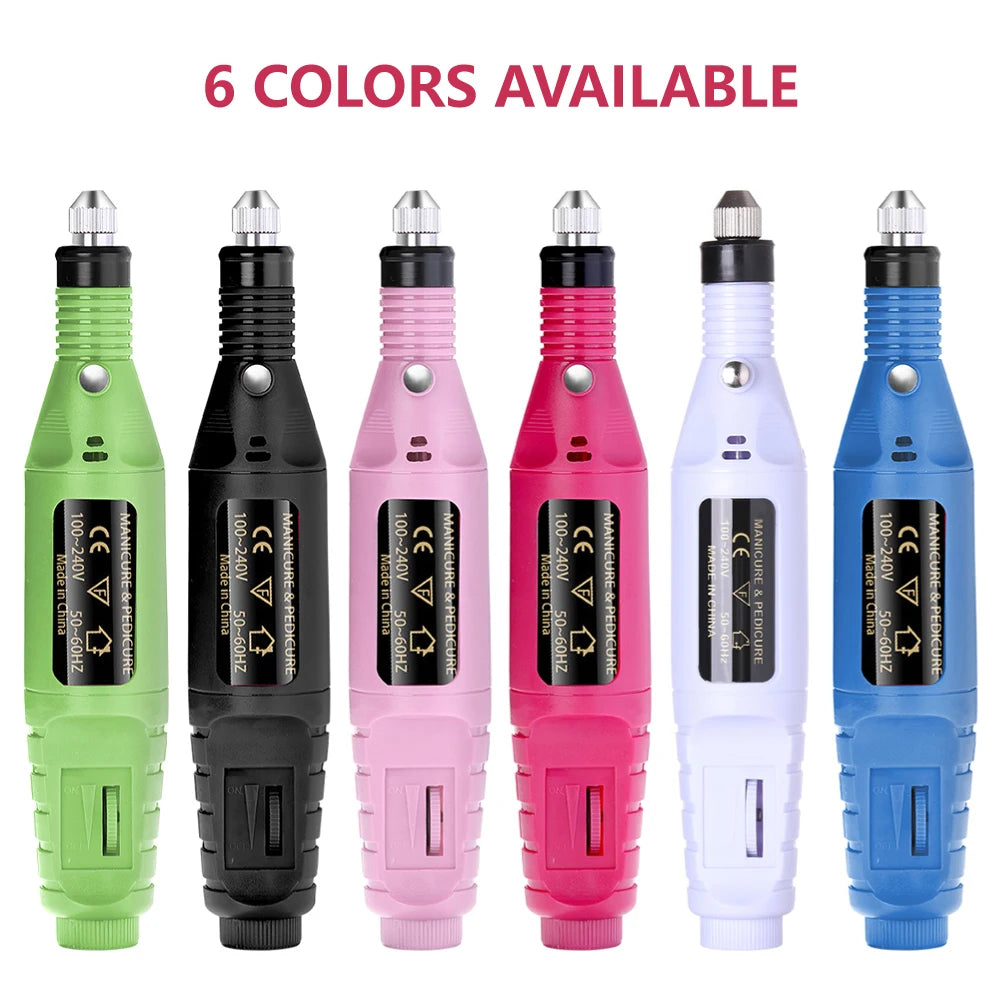 LULAA Electric Nail Drill Machine Set — Professional Manicure & Pedicure Tool