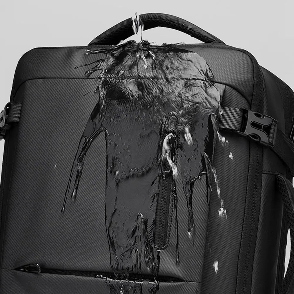 HTLT Men's Business Backpack — Expandable Laptop Bag for Travel