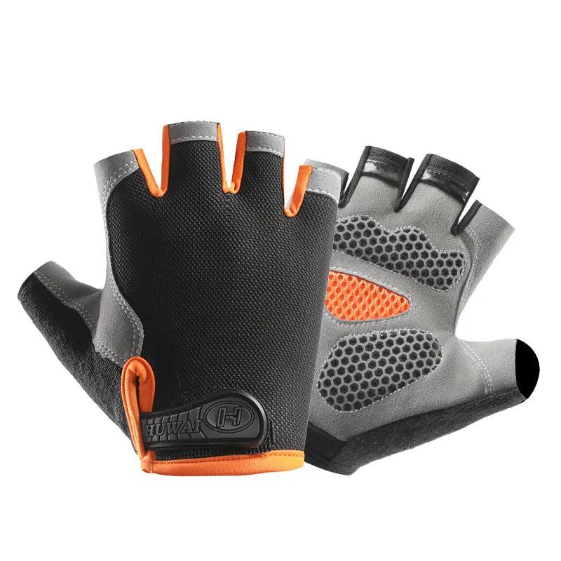 GAFASTWO Cycling Gloves — Breathable Shockproof Half Fingerless Mittens