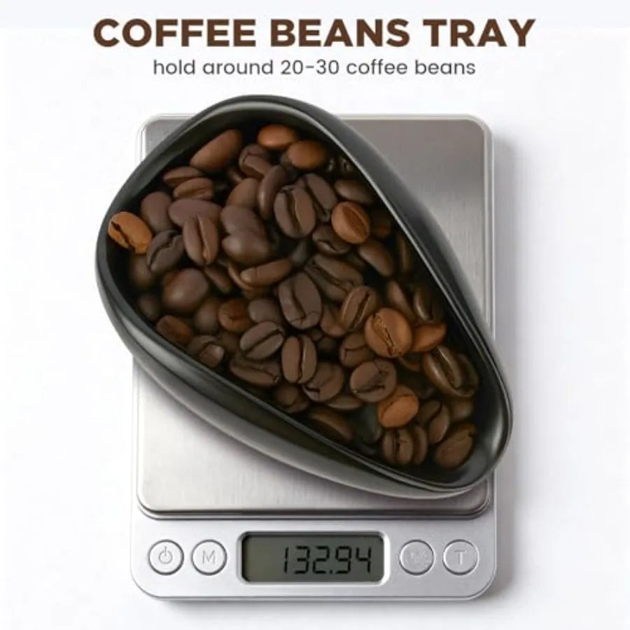 Ceramic Coffee Bean Dosing Cup & Sprayer Set — Elegant Coffee Station Organizer