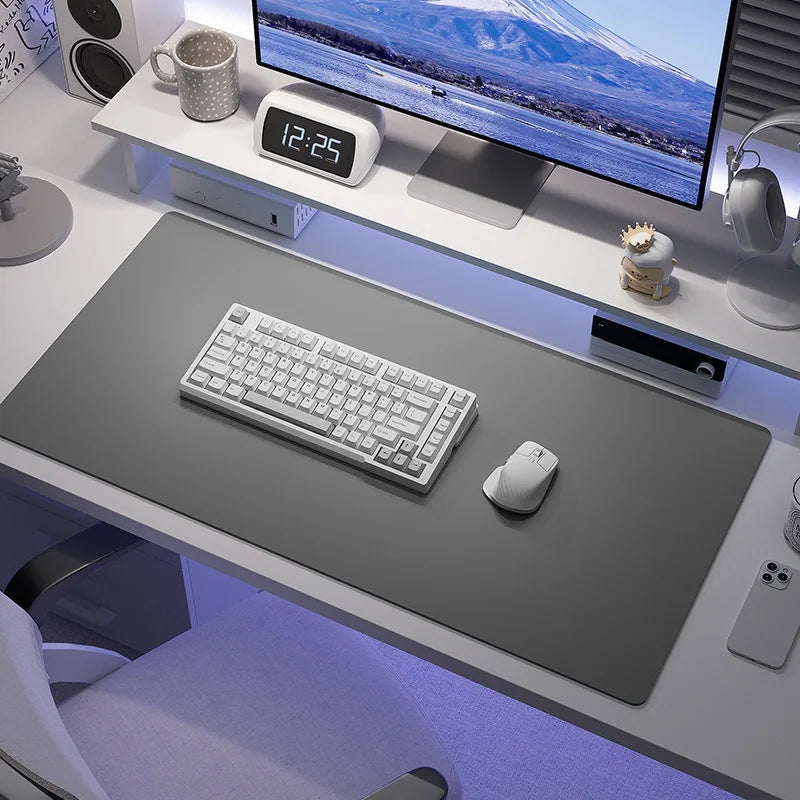 Leather Desk Mat — Large Protective Surface for Keyboard and Mouse