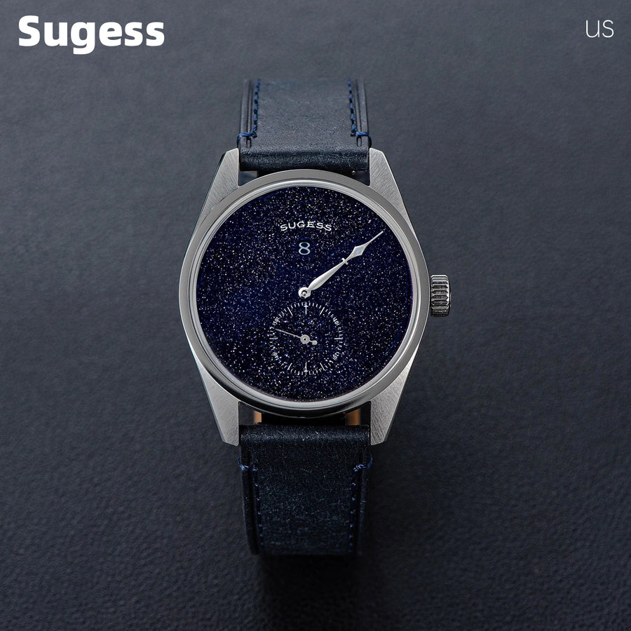 SUGESS Men's Automatic Mechanical Watch — Aventurine or Salmon Dial