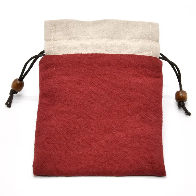Cotton Drawstring Storage Bag — Small Jewelry & Gift Organizer