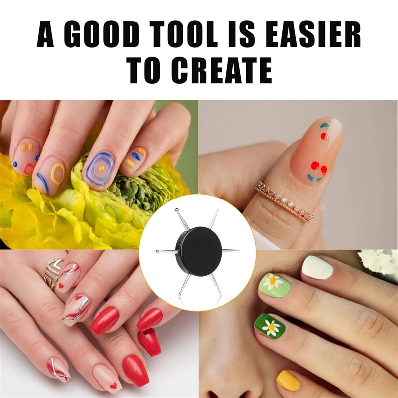 Nibiru DU 6-in-1 Dotting Tools — Professional Nail Art Manicure Set