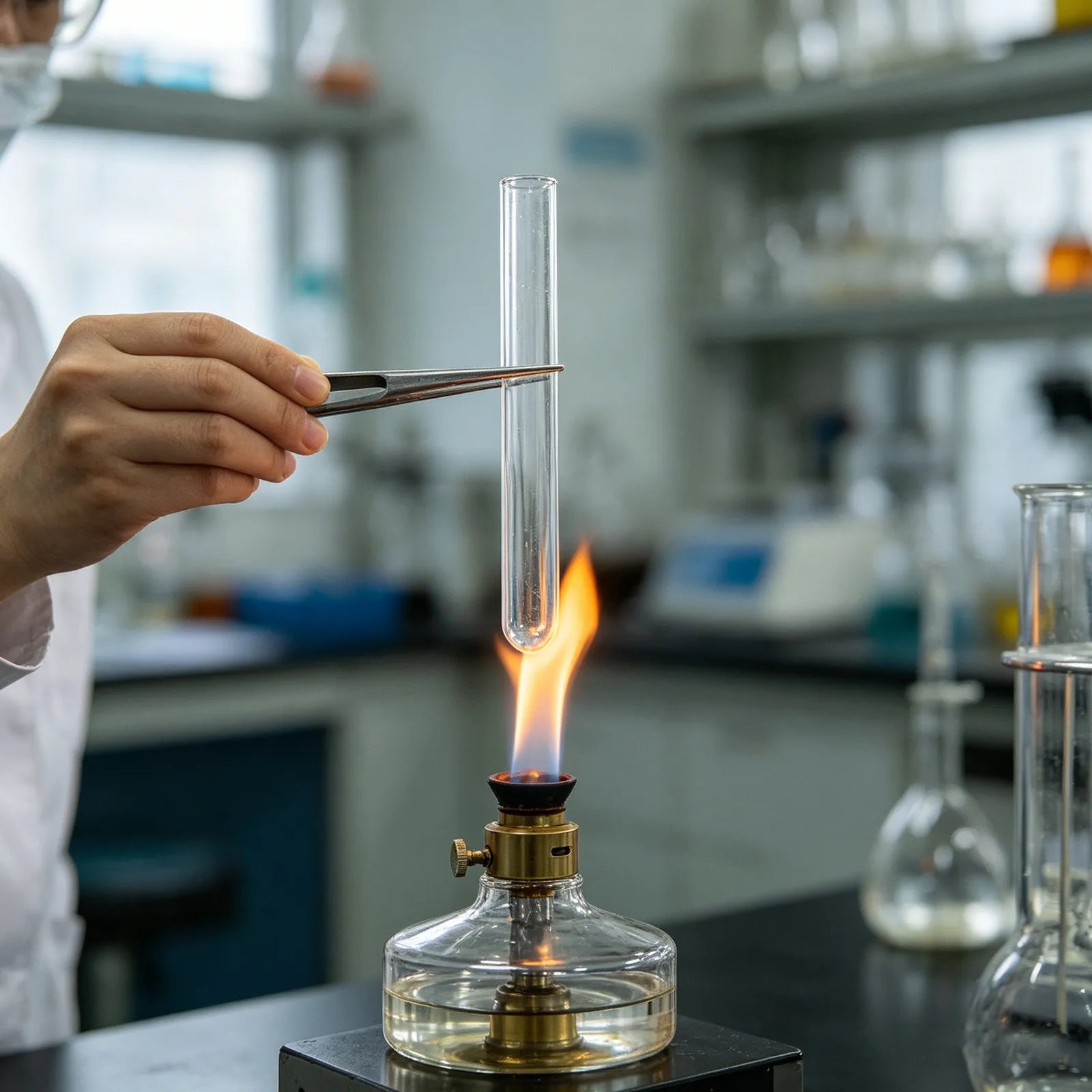 Borosilicate Glass Test Tubes — Clear Laboratory Glassware for Science Experiments