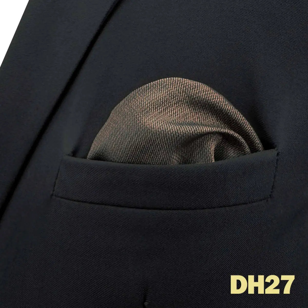 shlax&wing Men's Paisley Pocket Square — Elegant Microfiber Handkerchief for Suits