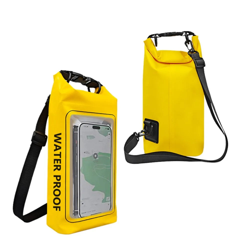2L Waterproof Mobile Phone Bag — Touchscreen Compatible Dry Bag for Swimming