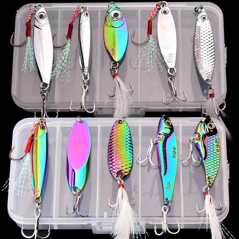 BRAVMACK Metal Fishing Lures — Vibration Sinking Bait