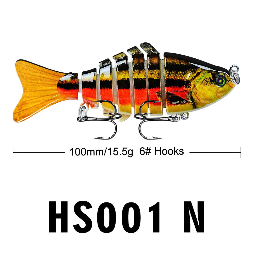 Multi-Section Fishing Lure Set — Versatile Artificial Bait for Various Waters