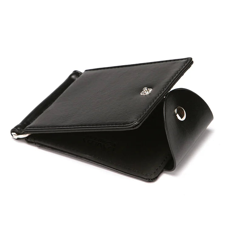 macroupta Men's PU Leather Wallet — Slim Vintage Card Holder & Money Bag