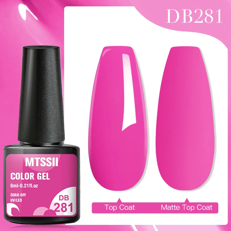 Mtssii Reflective Glitter Gel Nail Polish — Sparkling Holographic Effect