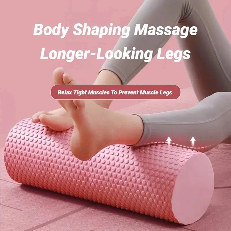 Hexagonal EVA Foam Yoga Roller — Muscle Massage & Recovery Tool