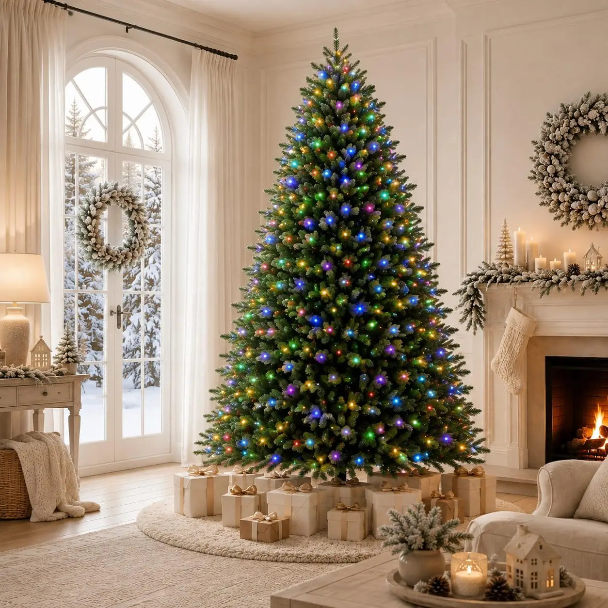 Garvee Mixed Greenery Christmas Tree — Full Profile for Indoor Holiday Displays