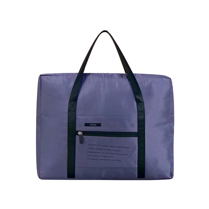 Large Capacity Travel Duffel Bag — Water Resistant Luggage Organizer
