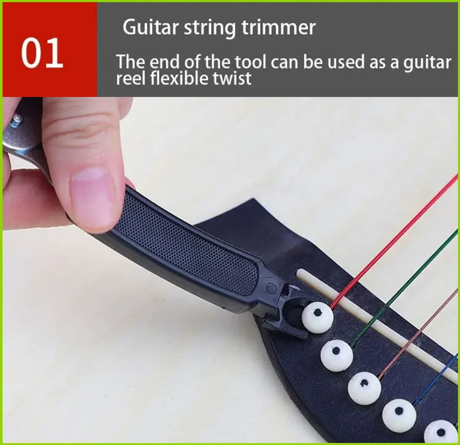 YOUYAN 3-in-1 Guitar String Winder — Multi-Functional Maintenance Tool