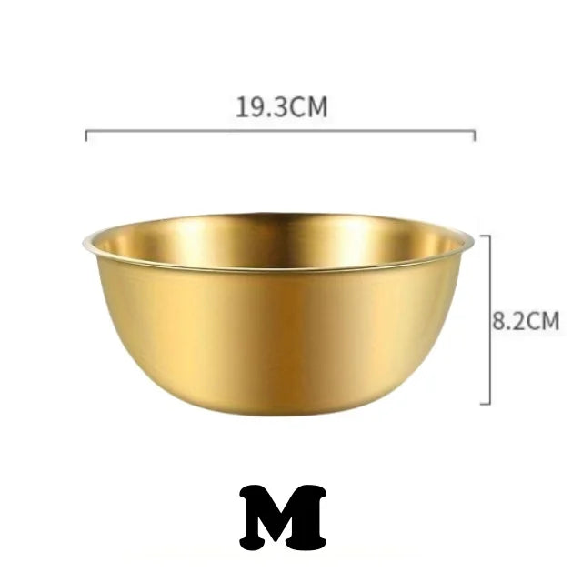 Stainless Steel Mixing Bowl Set — Versatile Kitchen Prep & Storage