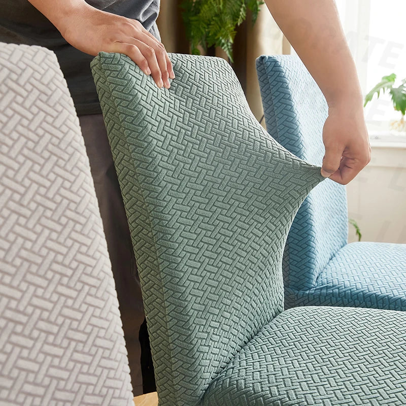 Universal Elastic Chair Cover — Stretchable Fabric Seat Protector