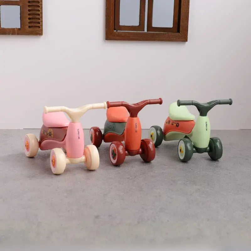 Miniature Four-Wheeled Balance Car — Creative Assembly Toy Gift