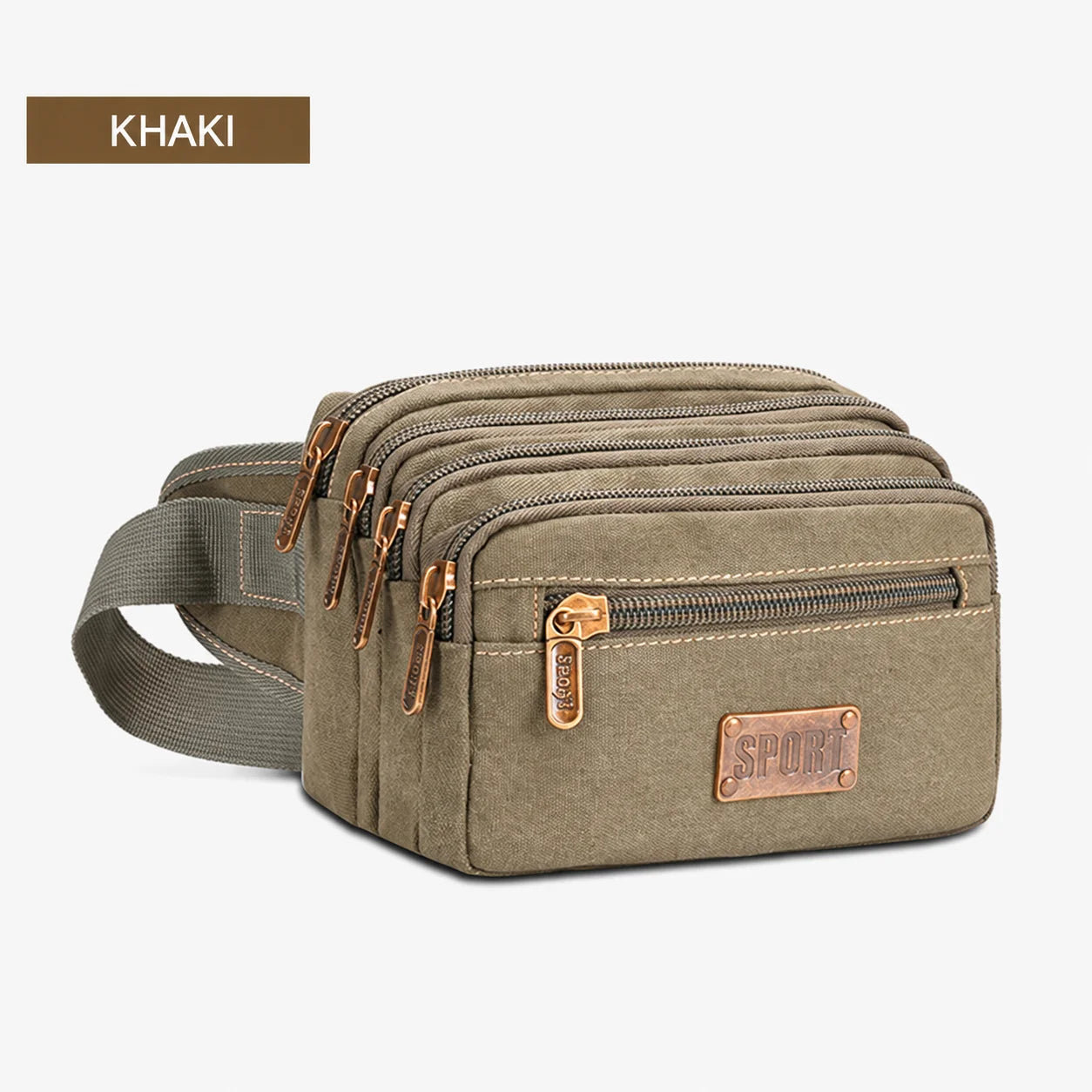 Canvas Waist Pack — Adjustable Outdoor Storage
