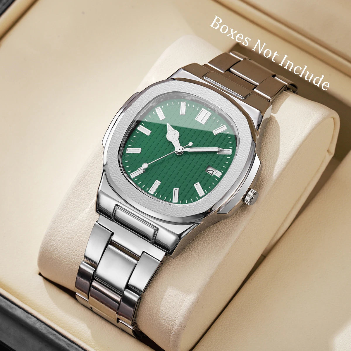 yolako Men's Business Watch — Square Dial Quartz Wristwatch with Calendar