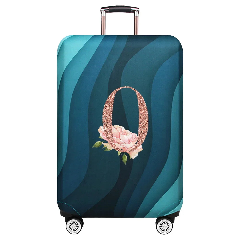 Stretch Luggage Protector Cover — Decorative Suitcase Guard for Travel