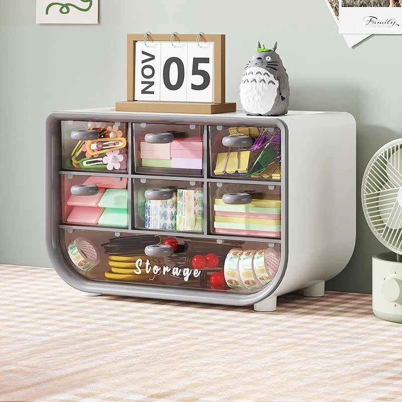 dawndesslo Desktop Storage Box — Multi-Functional Organizer with Drawers