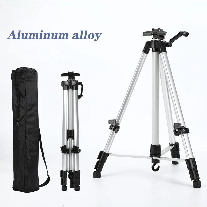 Tegcame Portable Metal Sketch Easel — Adjustable Folding Stand for Artists