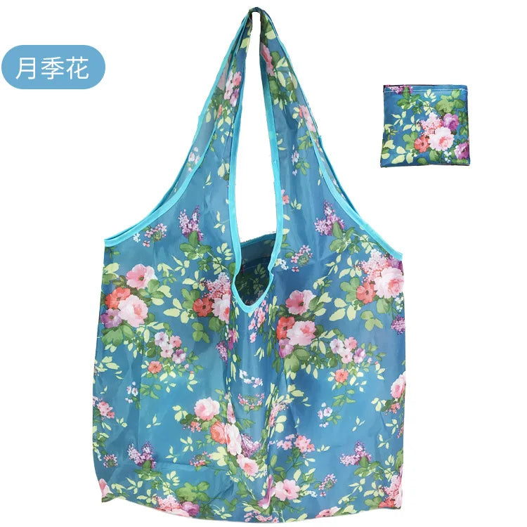 Foldable Reusable Shopping Bags — Heavy Duty Washable Grocery Totes