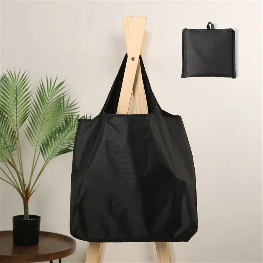 Reusable Oxford Cloth Shopping Bag — Foldable & Machine Washable Tote