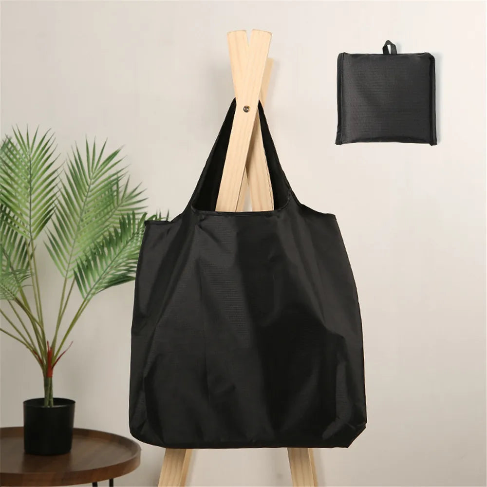 Reusable Oxford Cloth Shopping Bag — Foldable & Machine Washable Tote