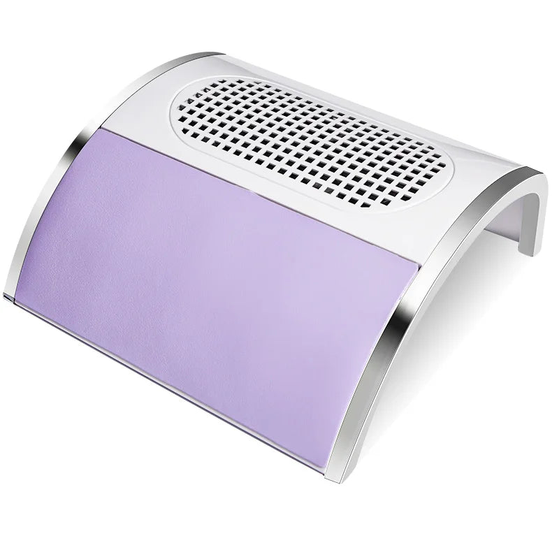 MOSKANY Nail Dust Collector — High Power 80W Desktop Vacuum with Dual Fans