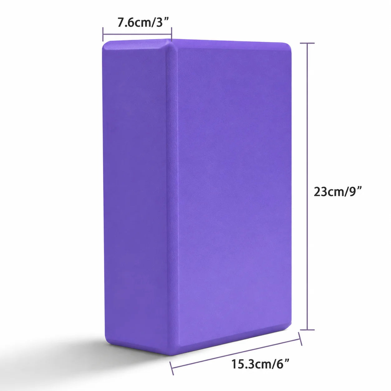 High-Density Foam Yoga Block — Support Cushion for Pilates and Stretching