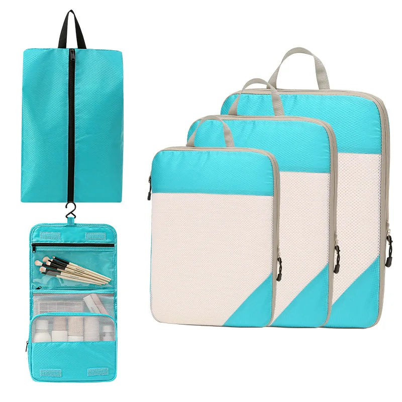Ufine Travel Packing Cubes — Compression Storage Bags for Organized Luggage