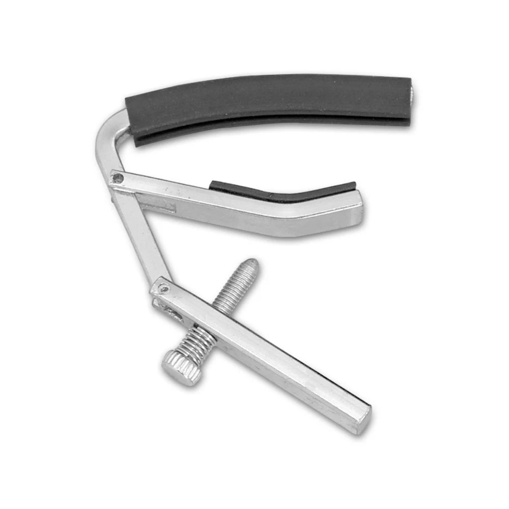 Professional Metal Guitar Capo — Stable Bottom Support with Rubber Padding
