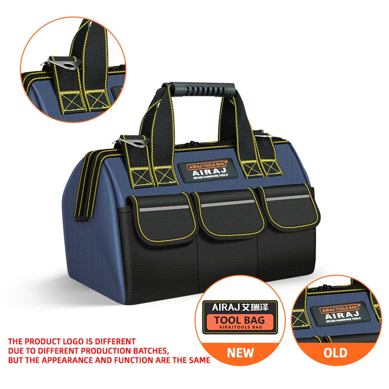 AIRAJ Multifunctional Tool Bag — Heavy Duty 1680D Oxford Cloth Storage