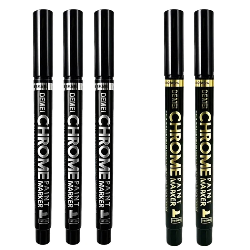 Mirror Marker Pens — High Gloss Reflective Paint for DIY Crafts