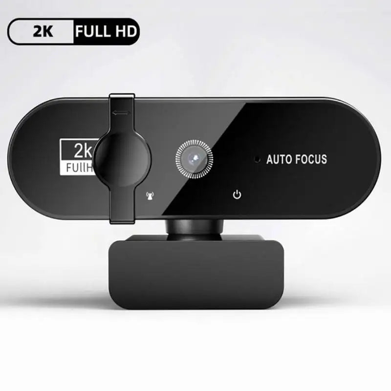 High-Definition Autofocus Webcam — Integrated Microphone for Streaming & Video Calls