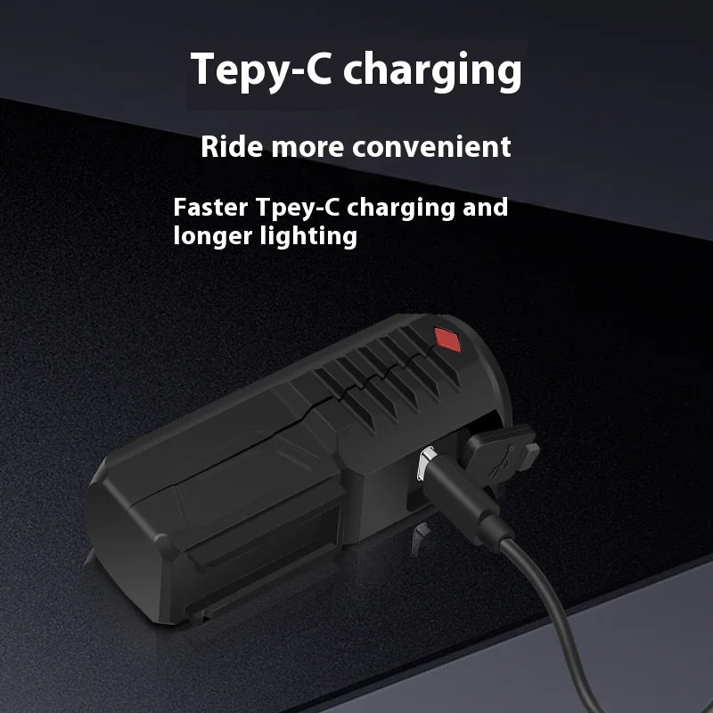 OFFBONDAGE Ultra-Bright Bicycle Headlight — USB Rechargeable Night Riding Light