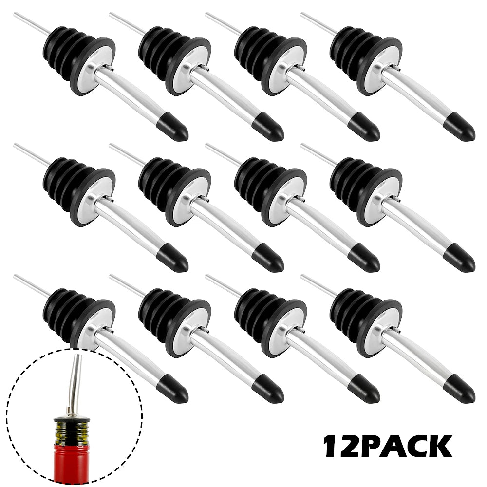 Stainless Steel Bottle Pourer — Precision Liquor and Oil Dispenser Spout