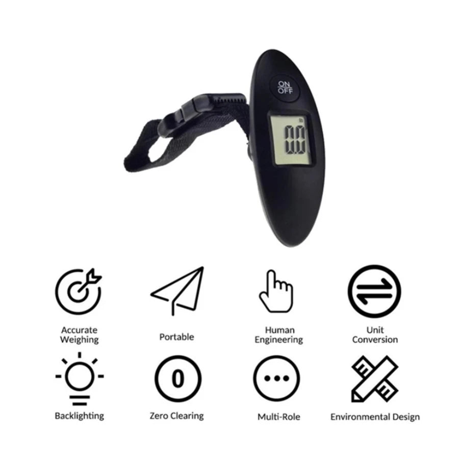 DIDA BEAR Portable Luggage Scale — High Precision Digital Hanging Scale