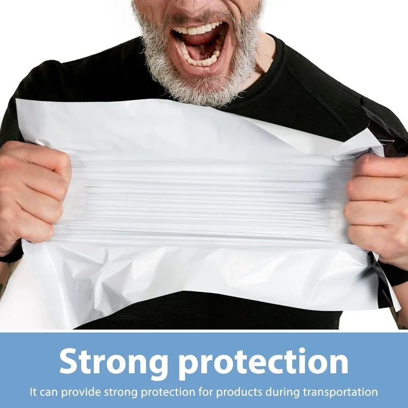 Self-Adhesive Poly Mailer Envelopes — Waterproof Shipping Bags for Business