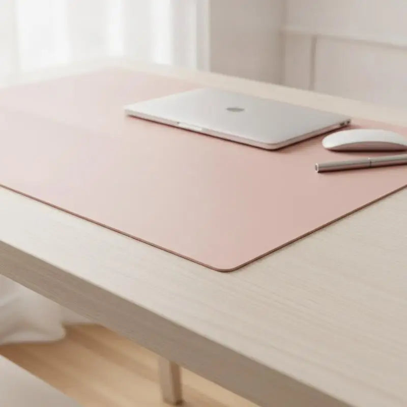 Large PU Leather Desk Mat — Waterproof Non-Slip Extended Mouse Pad
