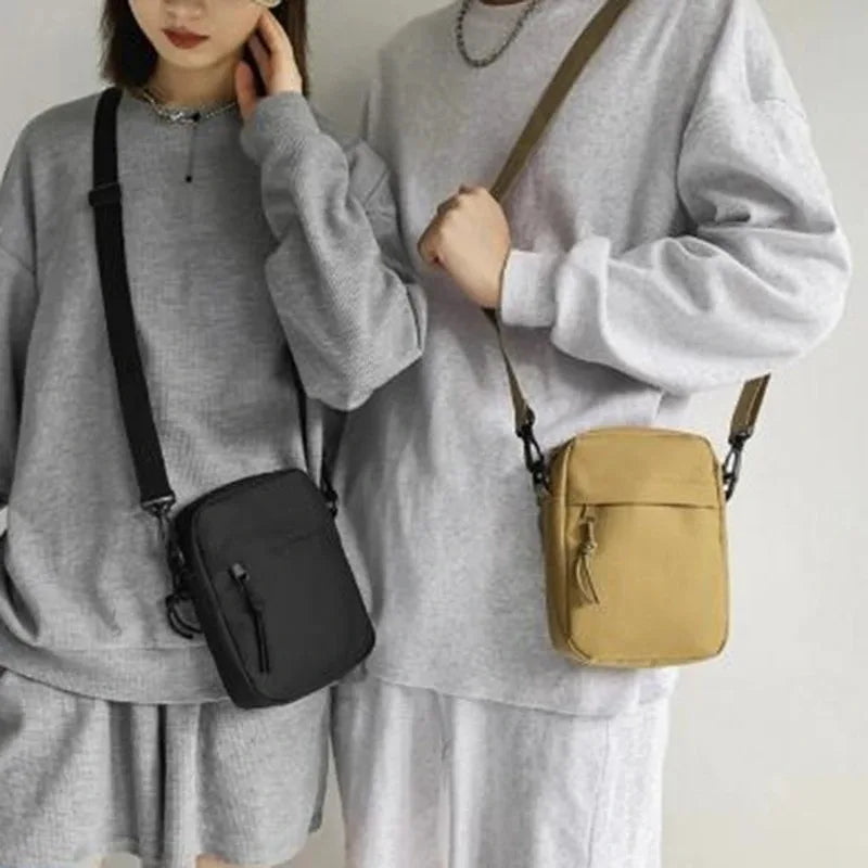 JPXB Messenger Sling Bag — Casual Canvas Crossbody Pouch