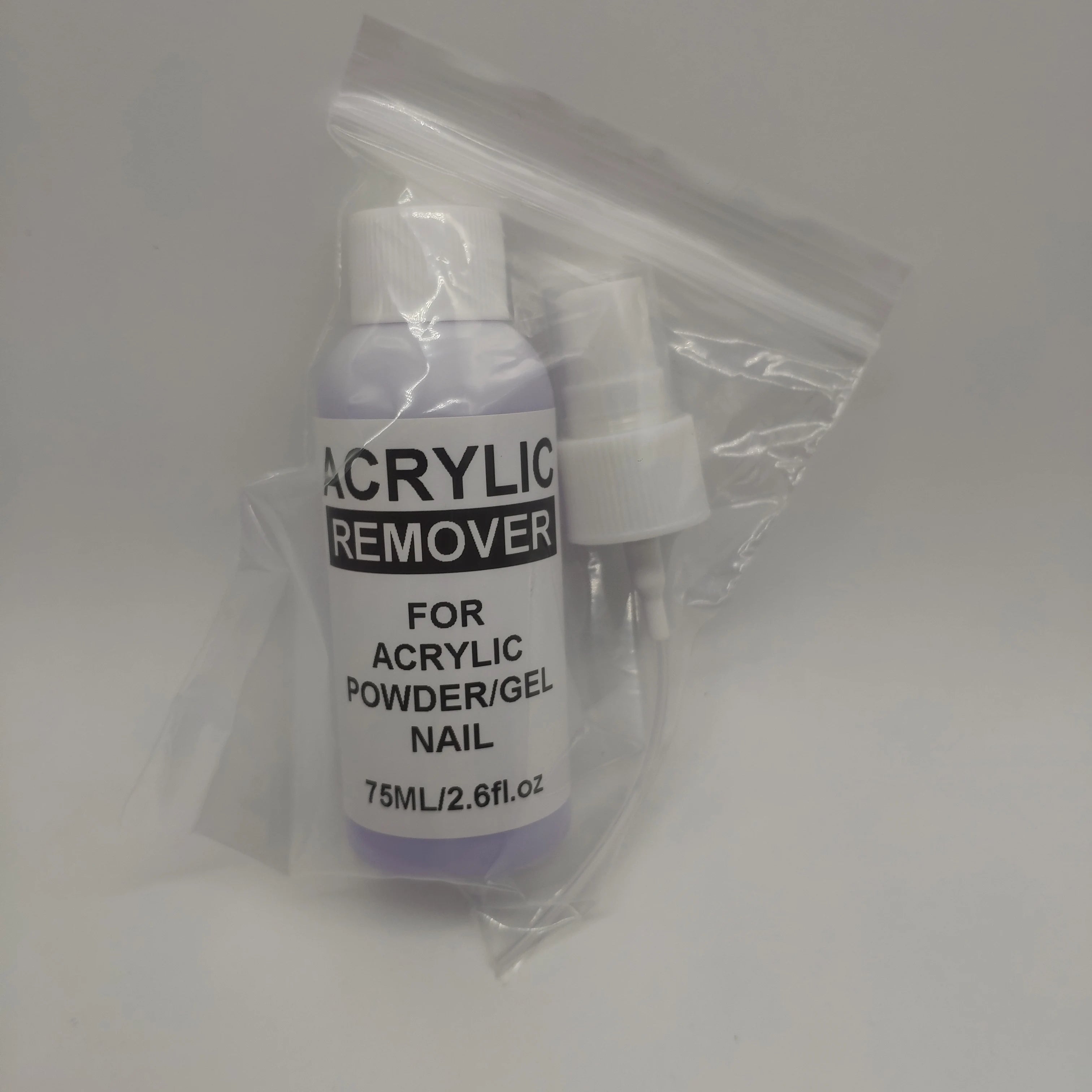Professional Acrylic Remover Liquid — Efficient Gel Soak Off Solution, 75ml