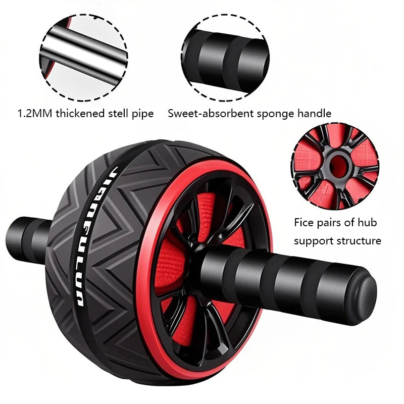 LINGPENG Abdominal Roller — Non-Slip Strength Training Wheel for Home Gym